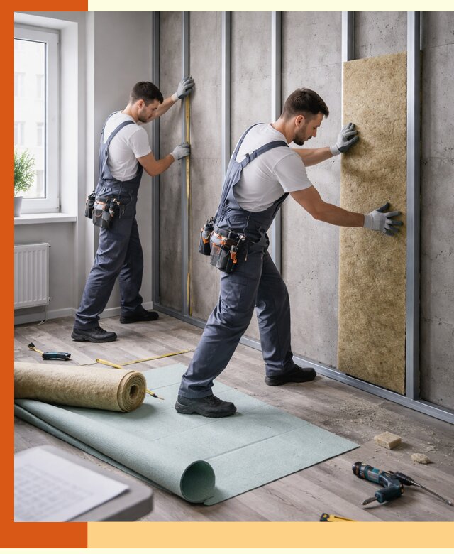 Шумоизоляция квартиры под ключ в Дубне — профессионально и гарантированно