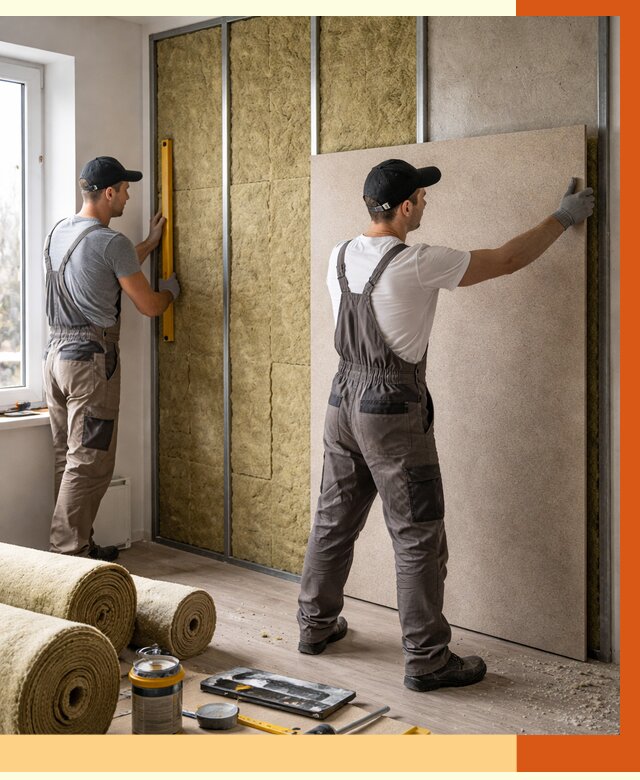 Шумоизоляция стен в Дубне от 4594 руб/м2 — звукоизоляция стен под ключ | ТепломастерДбн