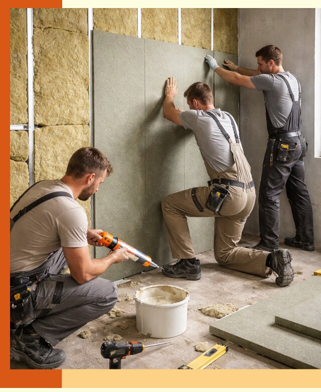 Профессиональная шумоизоляция стен в Дубне для квартир и домов