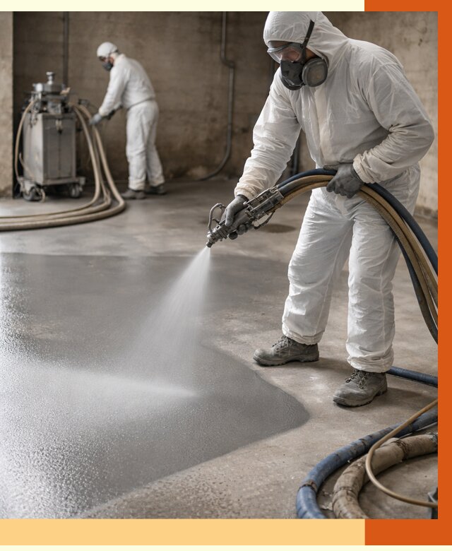 Гидроизоляция полимочевиной в Дубне от 8678 руб/м² — напыление полимерной гидроизоляции | ТепломастерДбн