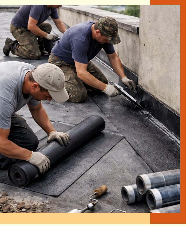 Гидроизоляция кровли в Дубне от 4594 руб. — профессиональная гидроизоляция крыши | ТепломастерДбн