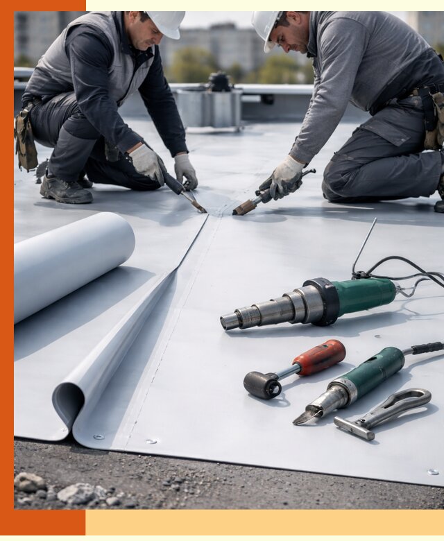 Гидроизоляция мембранной кровли в Дубне: монтаж и ремонт быстро