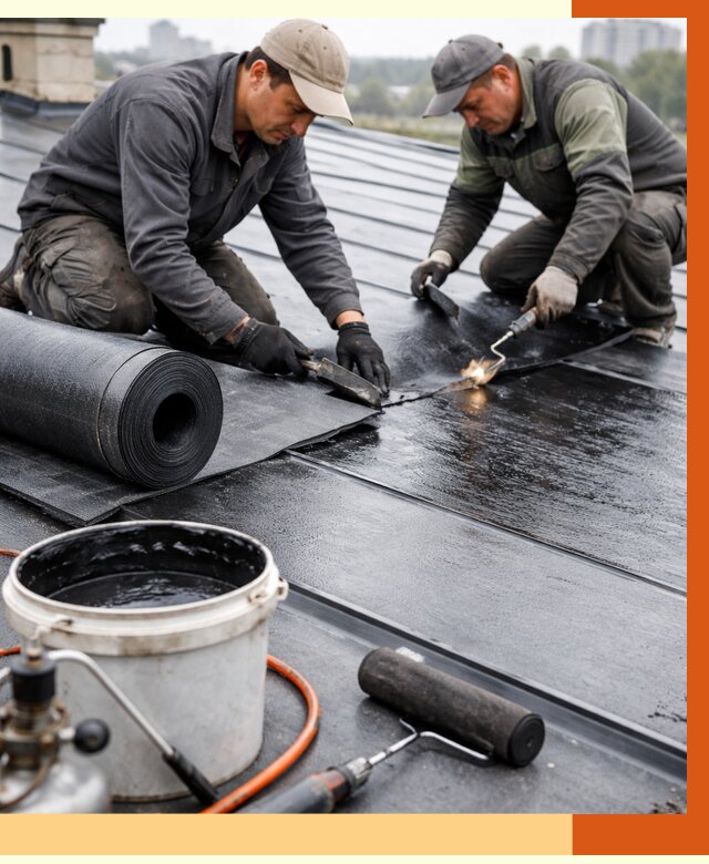 Гидроизоляция фальцевой кровли в Дубне от 7657 руб. под ключ | ТепломастерДбн