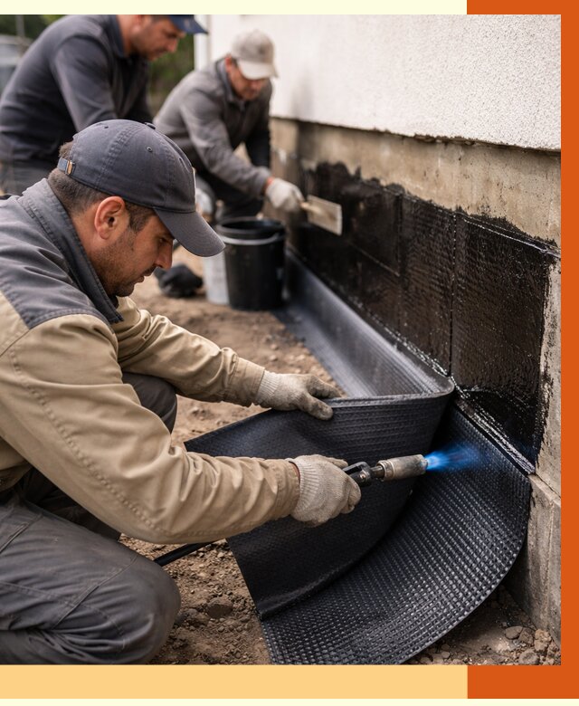 Гидроизоляция цоколя и отмостки в Дубне от 8678 руб. — ТепломастерДбн