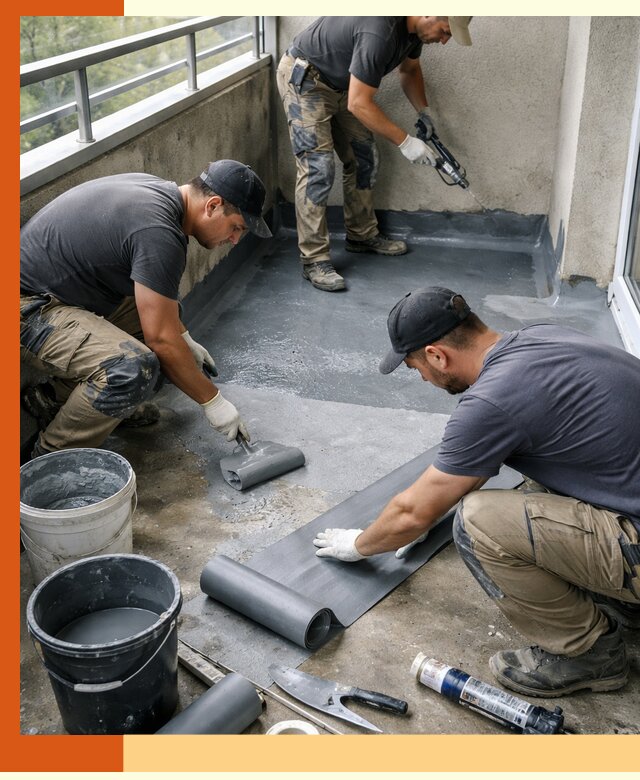 Гидроизоляция балкона в Дубне: надежная защита от протечек