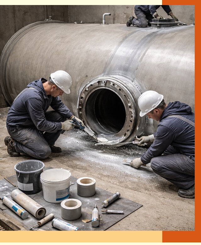 Гидроизоляция резервуара с топливом в Дубне от 76568 руб. под ключ | ТепломастерДбн