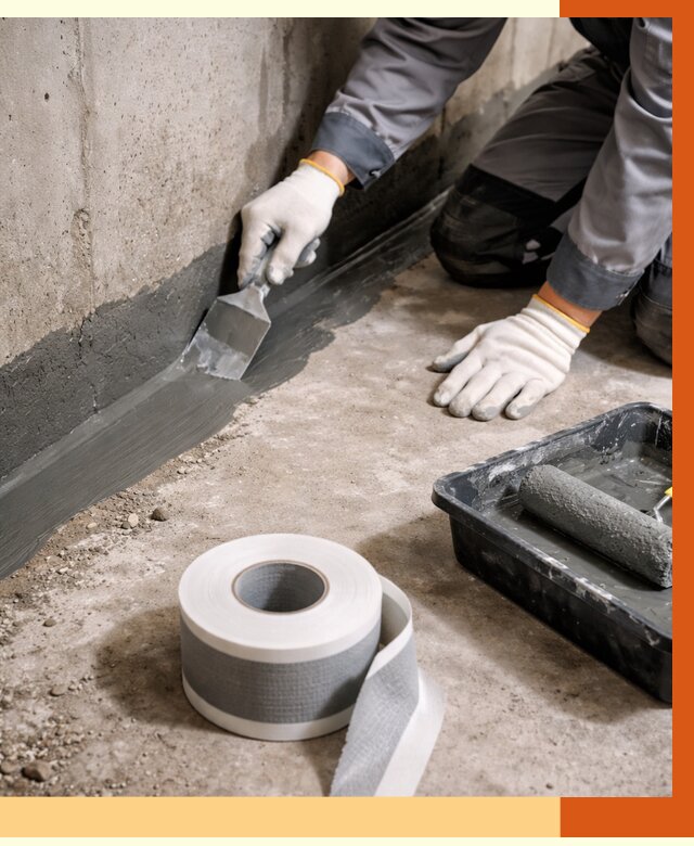 Гидроизоляция швов и герметизация стыков в Дубне от 1276 руб. | ТепломастерДбн