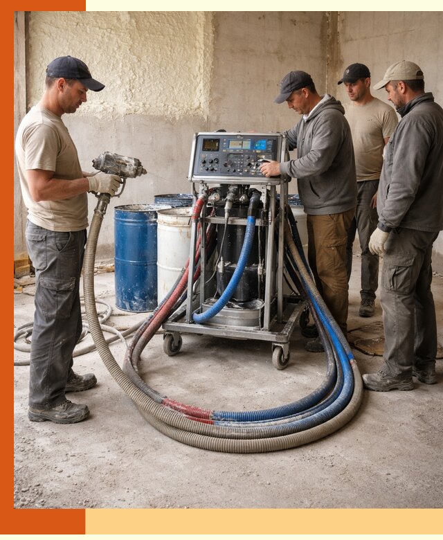 Аренда установки для напыления ППУ в Дубне на выгодных условиях